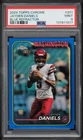 2024 Topps Chrome Blue Refractor Jayden Daniels ROOKIE /150 #201 PSA 9 MINT
