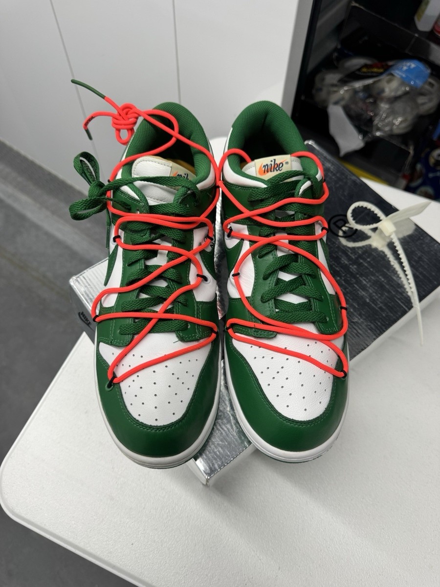 Nike Dunk Low Off-White Pine Green Men's Low Top Sneaker Green