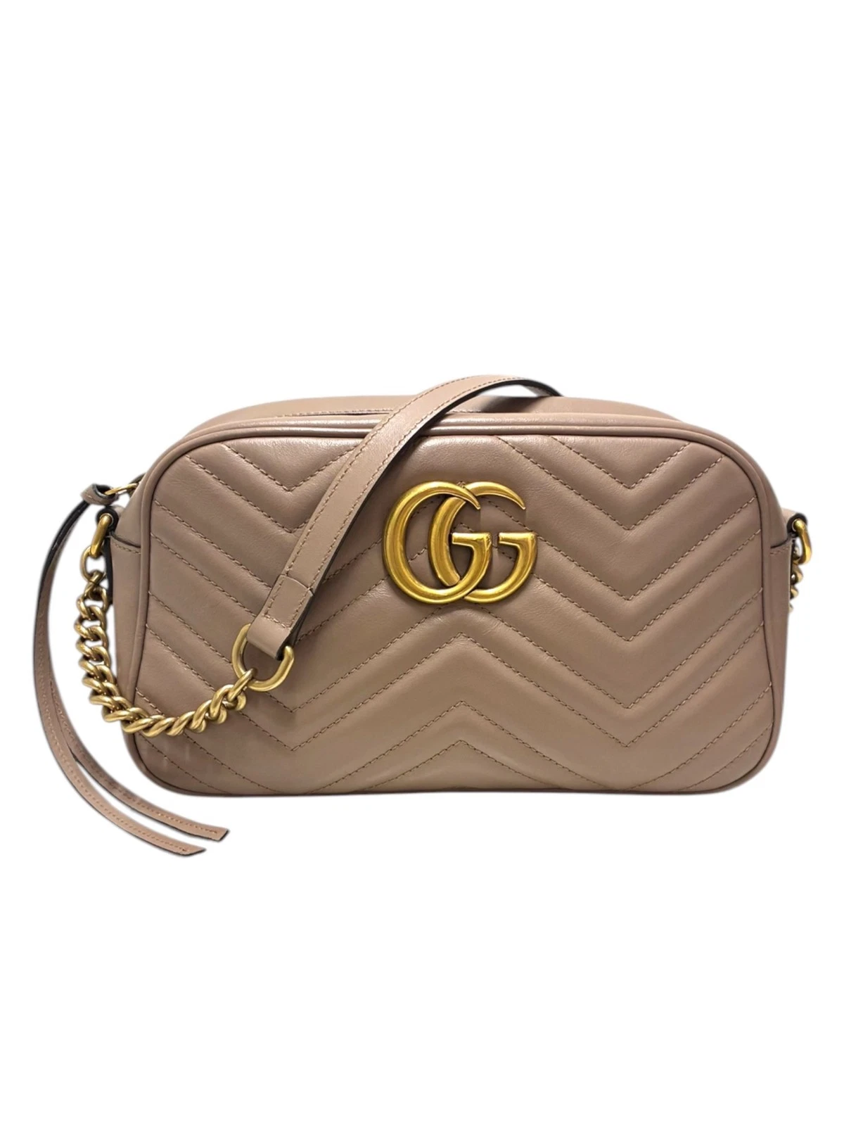 Gucci — Gucci Chain Shoulder Cabas 447632 Gray Shoulder Bag #TFB1222