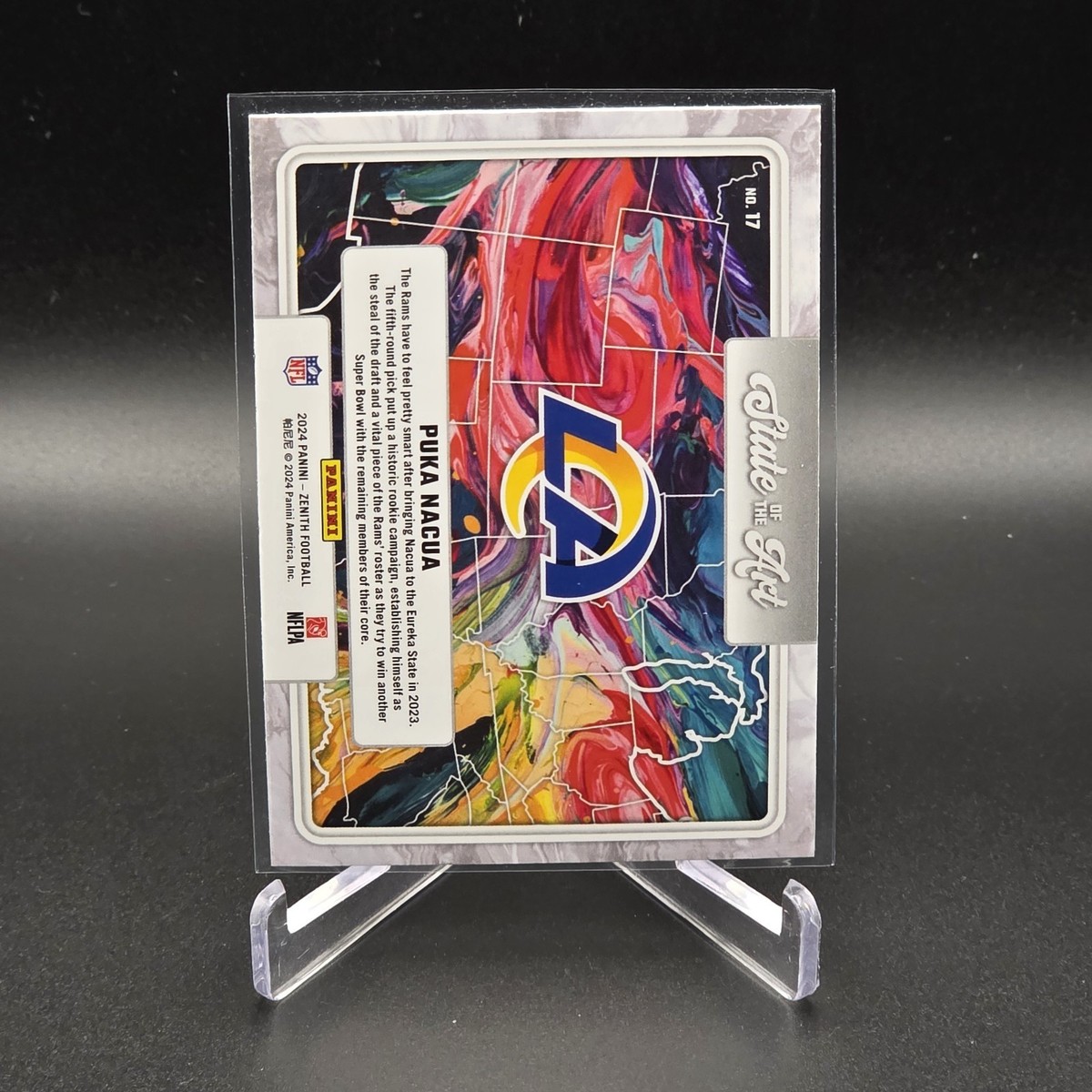 2024 Panini Zenith - State of the Art Puka Nacua #17 for sale