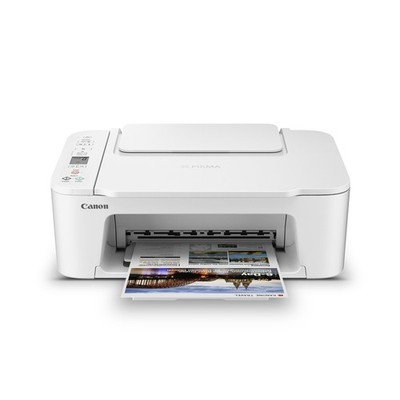 Canon 6671C052 PIXMA TS3722 Wireless All-In-One Printer, White