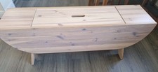 Bench with Storage  compartment perfect for dining table or window setting  area