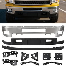 11 PCS Chrome Front Bumper Kit For 2011-2014 ...