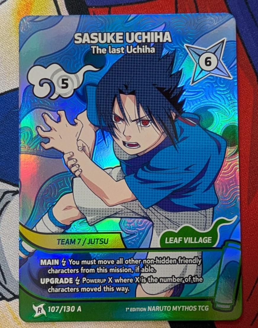 NARUTO ナルトカード うちはサスケ SASUKE NO.52 Sasuke Uchiha Naruto