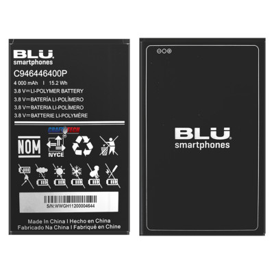 BLU Origina OEM Battery C946446400P 4000mAh 15.2W For C6 C230EQ C0231EQ