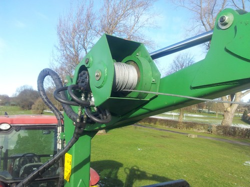 Forestry Tractor Timber Forwarder 2015 (New) 9 ton trailer 5.3 mtr crane & winch - Picture 6 of 12