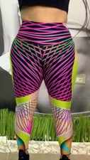 Leggings for Women's  HERO New Colombian Sublimated Plus Size Fit M/L 