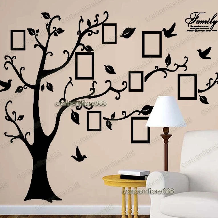 Adesivi murali frase famiglia, decorazione murale