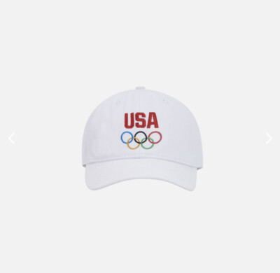 Kith USA Olympics White Cap Tokyo Hat 