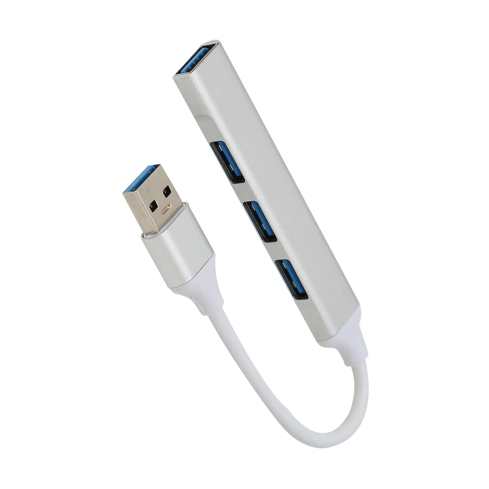 High Speed 4 Port USB Hub Splitter Extension Adapter For Flash Drives Hard D Fit