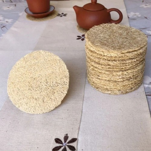 Loofah Fibre Teapot Pad Round Loofah Mat Teaware Tea Cup Mat Tea - Picture 11 of 16