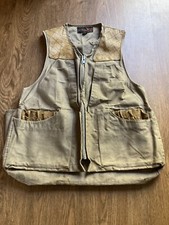 vintage 10-X hunting vest sz 38 s/m distressed outdoors sportsmen