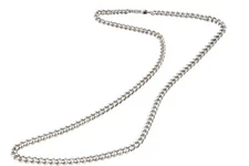 Phiten titanium chain necklace 50cm 0505TC05 Japan