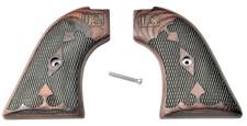 fits Heritage Arms Rough Rider 6 & 9 Shot Grips Rosewood U.S. engraved NEW