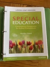 Special Education Perspectives School Professionals, Friend -Loose Leaf w/Binder