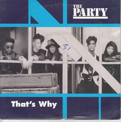 THE PARTY That's why PICTURE SLEEVE 7" 45 record NEW + juke box title strip - image 1 of 4
