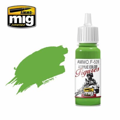 Ammo MIG F-528 - Acryl Farbe Figuren (17ml) - Pure Green
