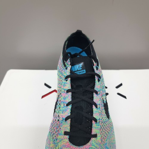 NIKE FLYKNIT RACER 2.0 "MULTICOLOR" RUNNING CASUAL GYM TRAINERS (526628 304) - Picture 7 of 12