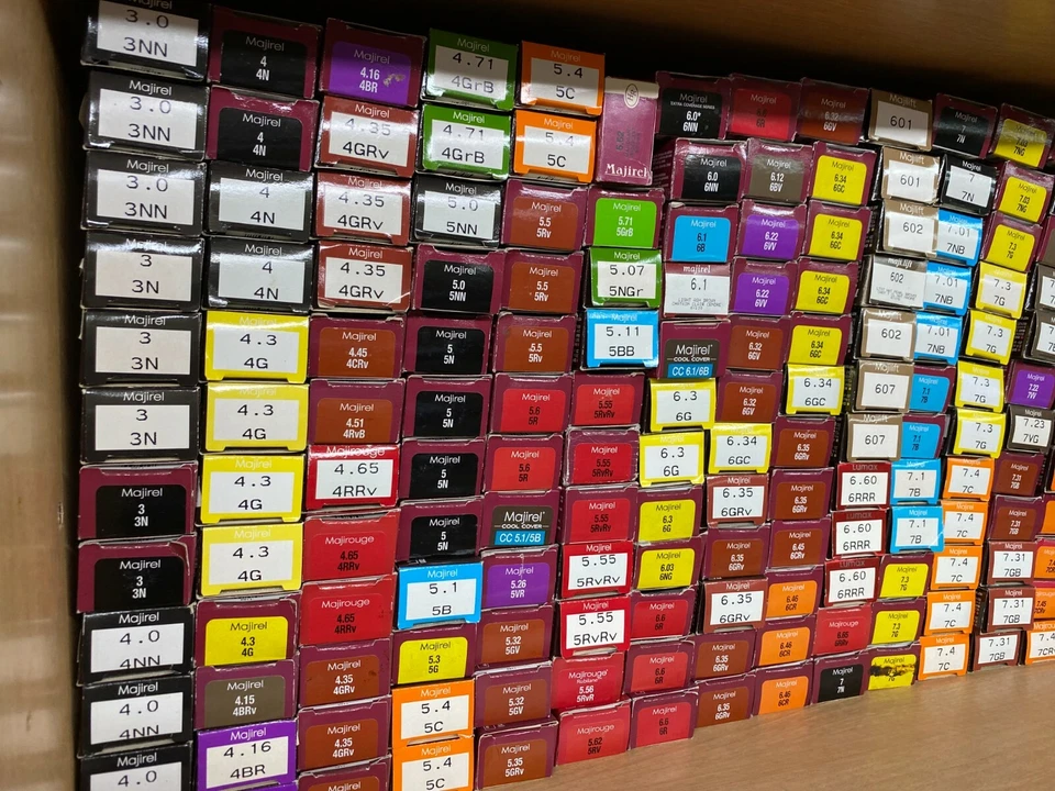 Color de cabello crema permanente L'OREAL Paris Majirel 1,7 oz 9,22 9 W rubio muy claro Foto 4 de 4