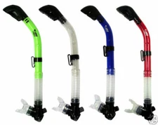 Promate Snorkeling Scuba Diving 100% Dry Purge Snorkel Signal Whistle Gear