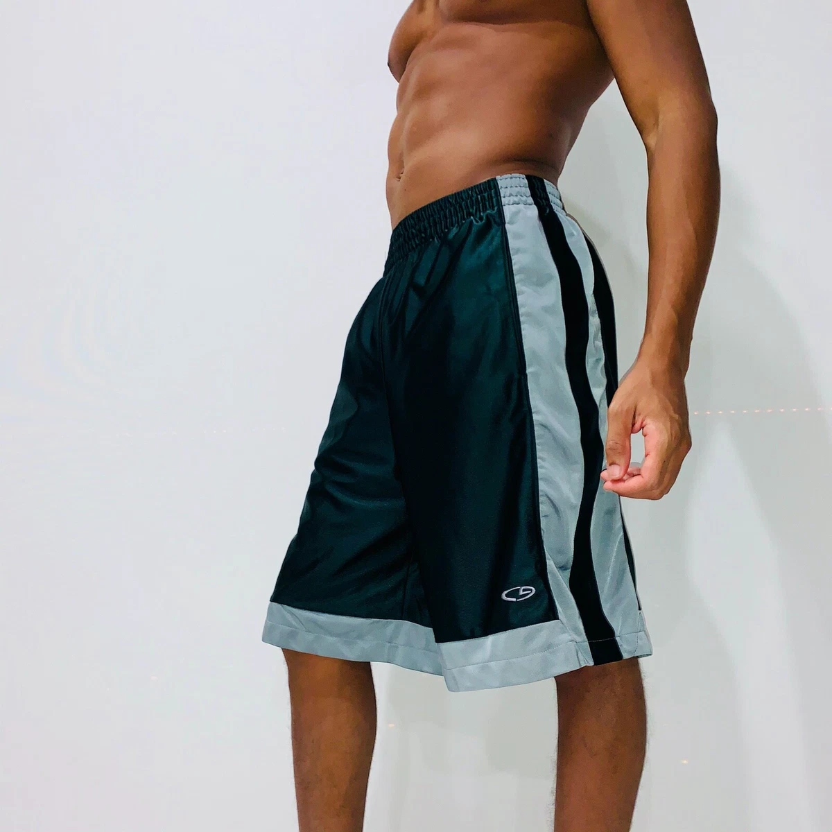 Champion shorts outlet mens silver