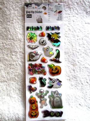 Tolle POP UP - STICKER  - * HALLOWEEN * (1)