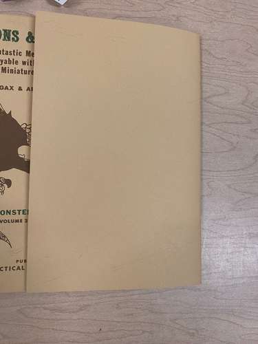 1974 D & D Original White Box 3 Volume Set, Ref Sheet & Dice Dungeons & Dragons - Picture 7 of 21