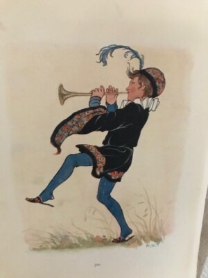 TOM TOM THE PIPER(1916  Nursery Rhymes Colour Plate) Margaret Tarrant  Unmounted