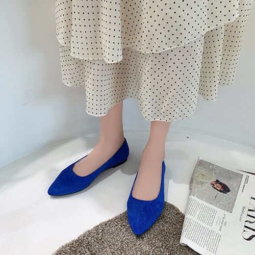 Women Flats Slip On Loafers Walking Women's Comfort Fashion Casual Shoes - Bild 46 von 87
