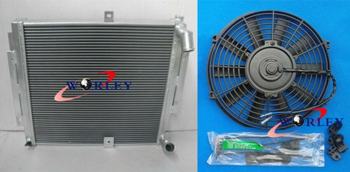 Aluminum Radiator & FAN For MAZDA RX-7 RX7 FC3S S4 1.3L Turbo MT 1986 ...