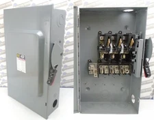 SQUARE D - H324N - FUSIBLE DISCONNECT - 200A - 240V - 3P4W 60HP (REFURBISHED)