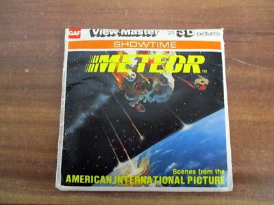 3 Viewmaster Reels METEOR   K46  TOP RARITÄT