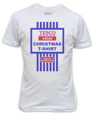 Tesco Value Christmas T-Shirt Secret Santa Night Out Office