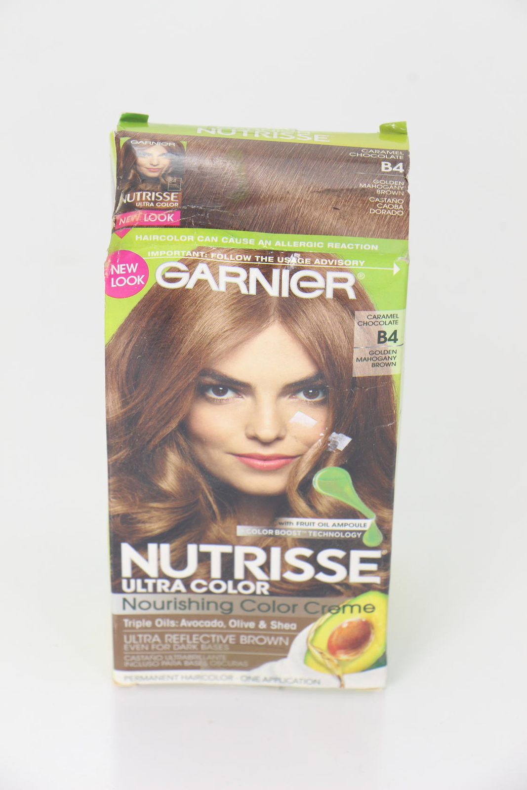 2 PACK Garnier Nutrisse Ultra Color Hair ColorCreme B4 Caramel Chocolate U31A