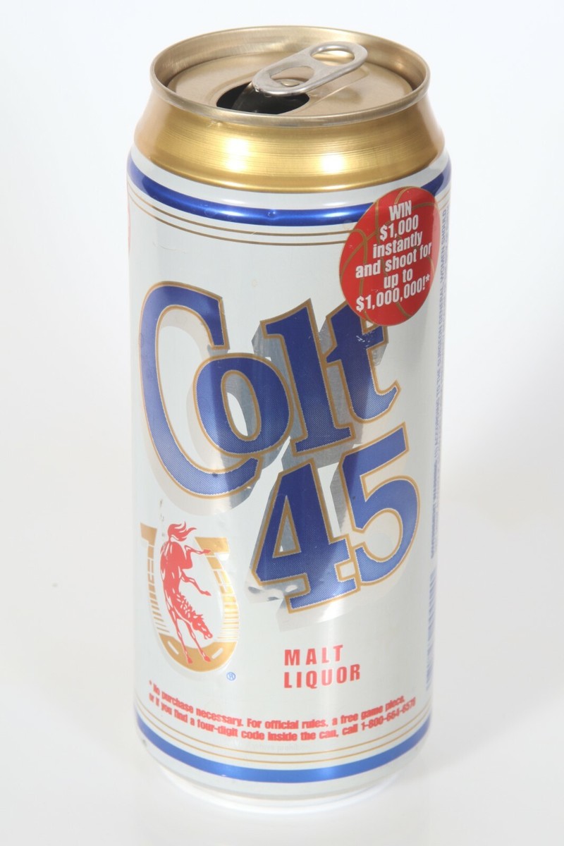 Colt 45 Malt Liquor Beer Can - 16oz Win $1000 promo | eBay