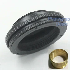 M42 to M39 10mm-15mm Adjustable Focusing Helicoid Adapter 10-15mm Macro Tube