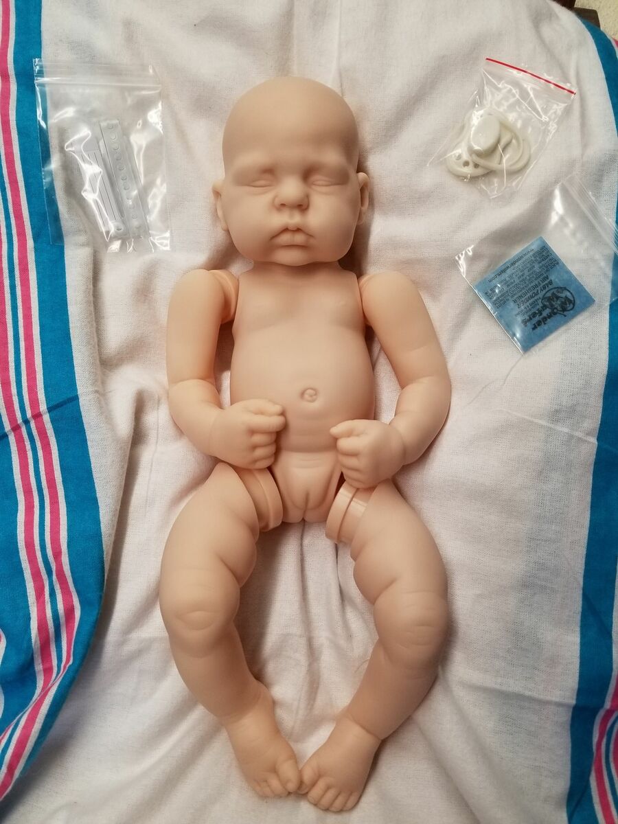 SILICONE Blinkin Girl - Full-Body Silicone (16.5 Reborn Doll Kit)