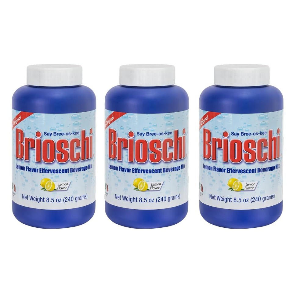 Italian Lemon Flavored Effervescent Heartburn, Upset Stomach, Acid