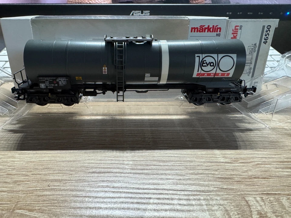 Märklin 46550 H0 DC Kesselwagen 100 Jahre EVA in OVP Neuwertiger Zustand