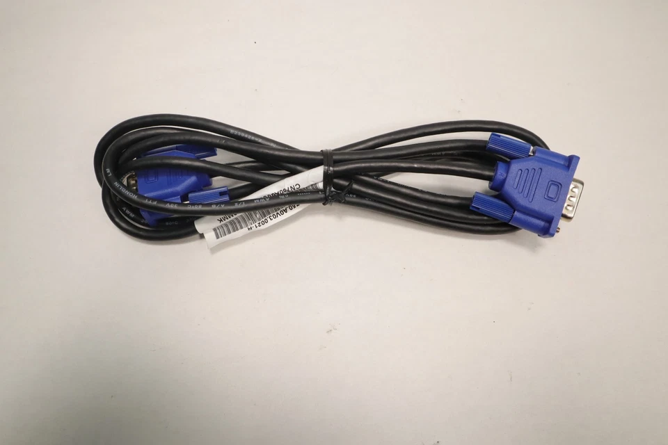 Dell VGA 6 foot Cable 750.A0V03.0021-R Hotron BLK1058 - Image 3 of 4