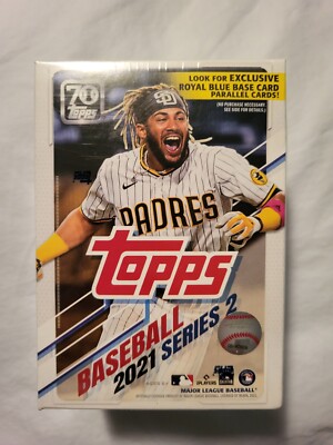 Topps Series 2 2021 MLB Baseball Blaster Box - 70th Anniversary Patch Cards NIB
