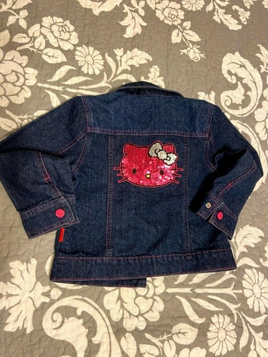 Hello Kitty Jean Jacket. Girls Size 4 