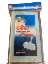 Mr Clean Deluxe Sponger Mop W/ Scrubber Refill Head #446385 2011