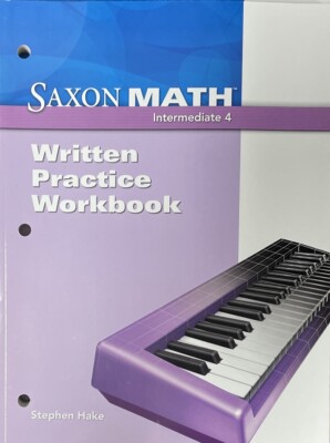 Saxon Math Intermediate 4 Written Practice Workbook Unused