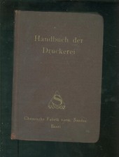 Handbuch der Druckerei 1934 Textildruck -F007F
