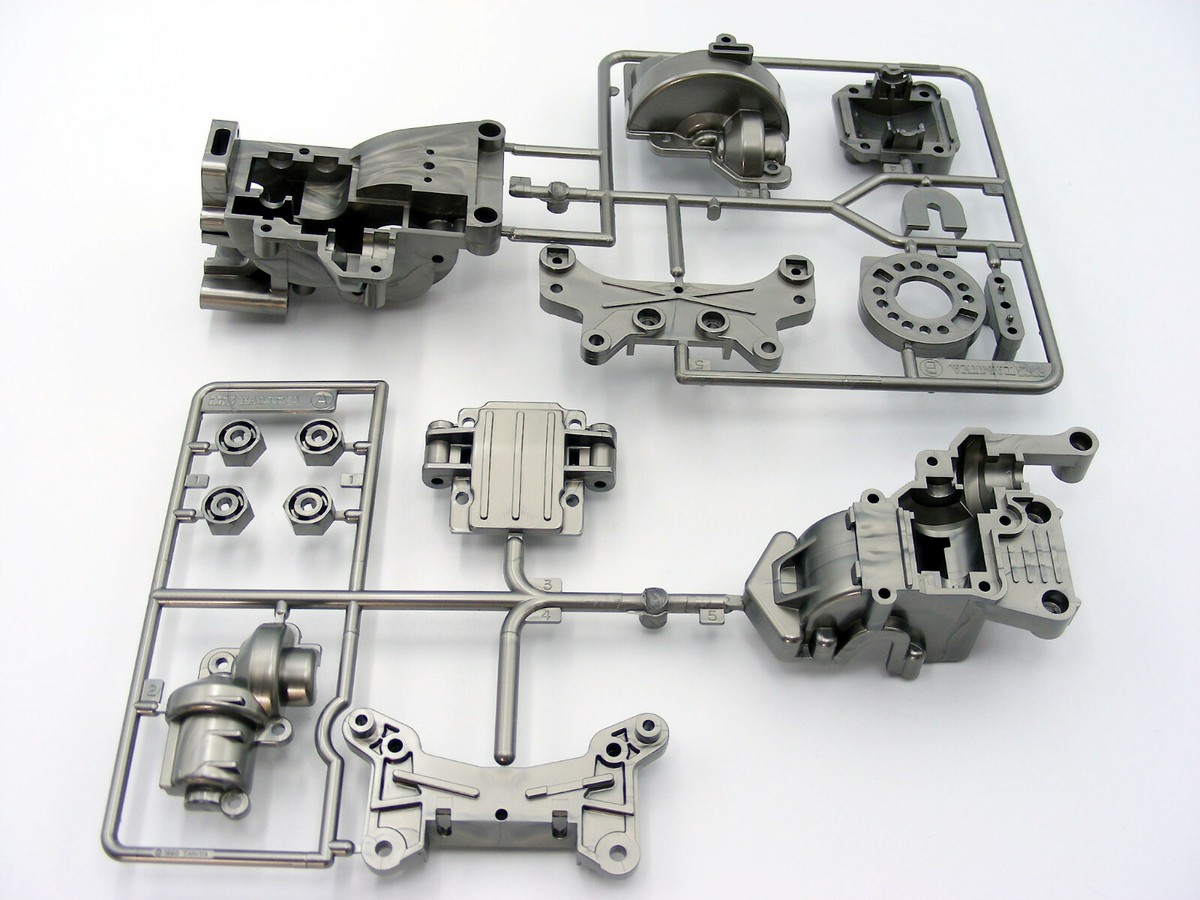 Tamiya 84399 58172 Taisan Porsche 911 GT2 Gray Front & Rear Gear