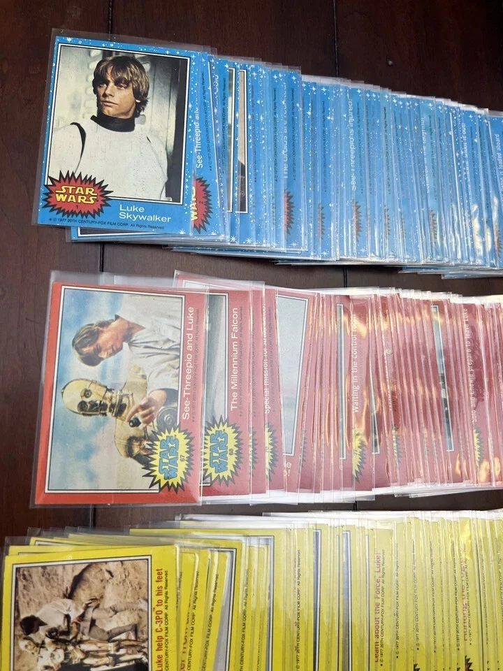1977 Topps Star Wars EPISODE IV Set (1-330) Series 1-5  rare complete Good A+ - Image 3 of 4