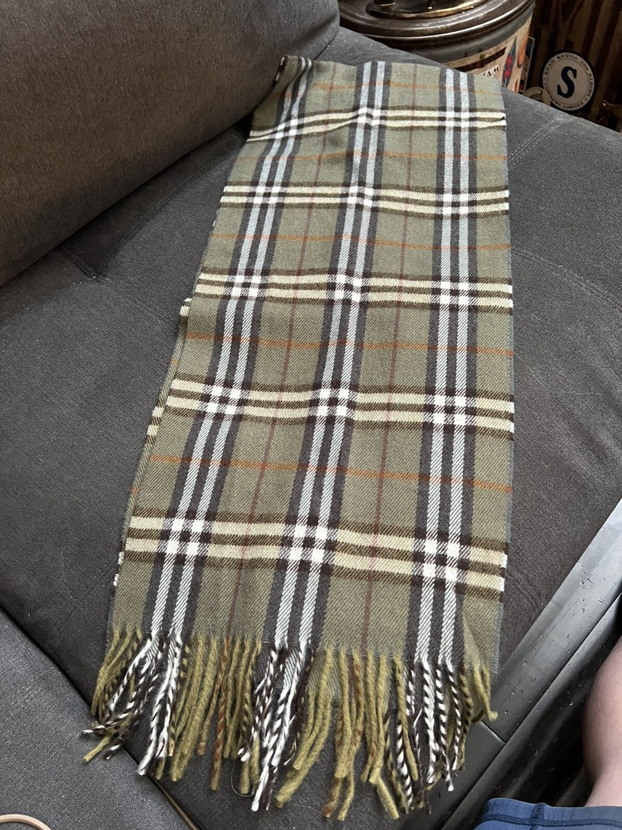 A◆Alfredo VERSACE　アルフレッド　ヴェルサーチ　肌掛布団 Alfredo Versace Womens Wool Green Tan Black Plaid Print Scarf