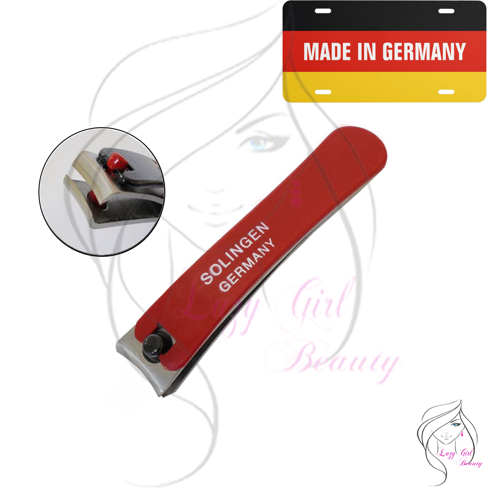 Cortauñas Podológicos Alemanes De Acero Inoxidable - Extra Robustos, Con Seguro, Ideales Para Uñas Gruesas