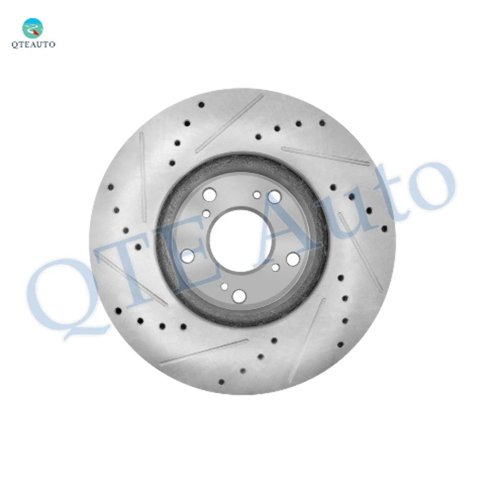 Set of 4 Front 282mm-Rear 260mm Drilled Brake Rotors For 2003-2007 Honda Accord - Image 4 of 4